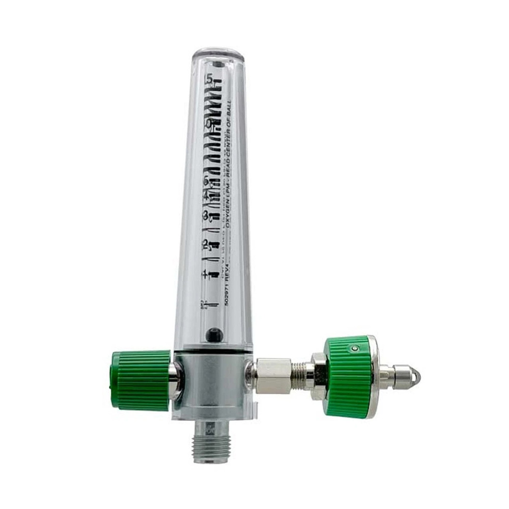 Flujometro-O2-adulto-0-15-L-MIN-Conector-Ohmeda Flujometro O2 adulto 0-15 L/MIN Conector Ohmeda