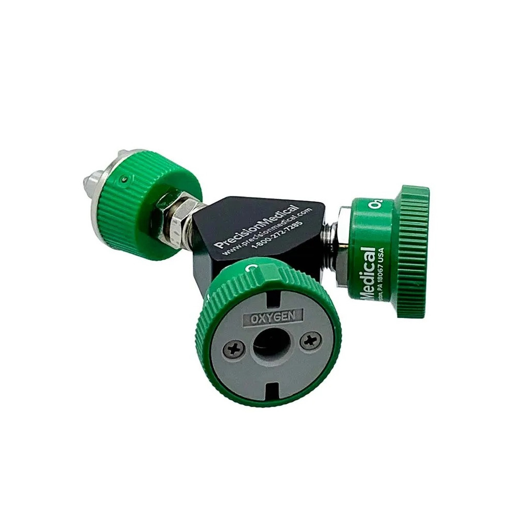 Conector-Ohmeda-O2-con-Doble-Salida-Hembra Conector Ohmeda O2 con Doble Salida Hembra
