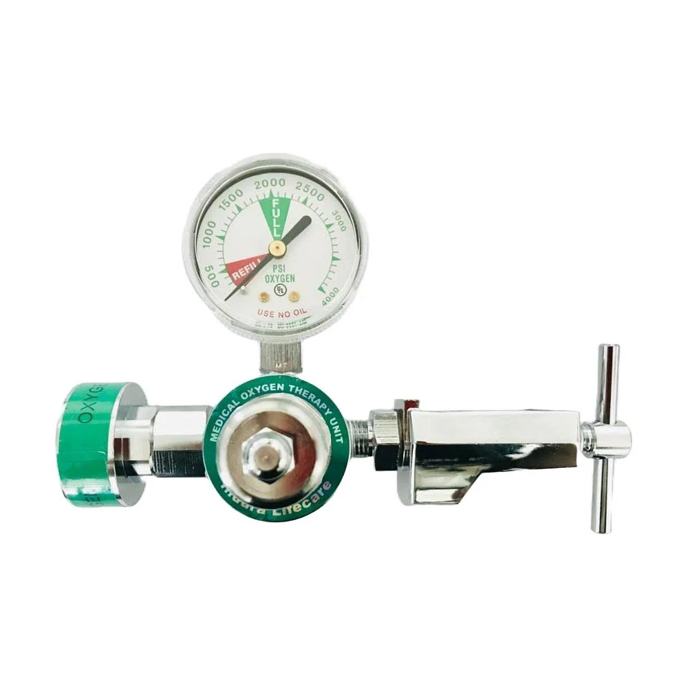 Regulador-de-O2-con-Conector-Ohmeda-hembra Regulador de O2 con Conector Ohmeda hembra
